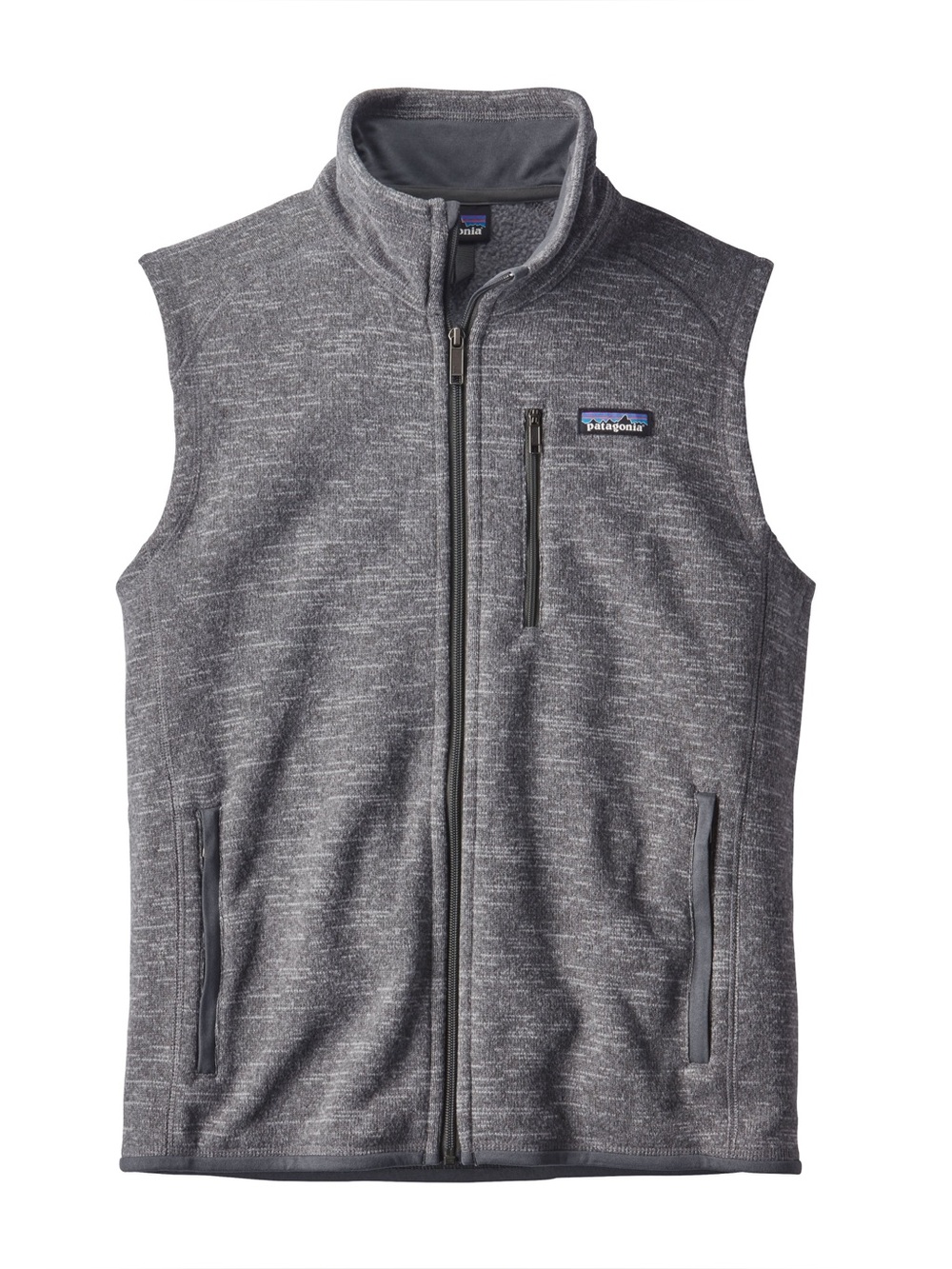 Patagonia Men’s Better Sweater Vest Fleece Size 2XL Heather Gray Full Zip XXL